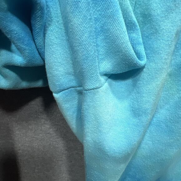 Aviator Nation Hand Dyed 5 Stripe Joggers Tie Dye Neon Blue Womens Size M - Picture 10 of 15